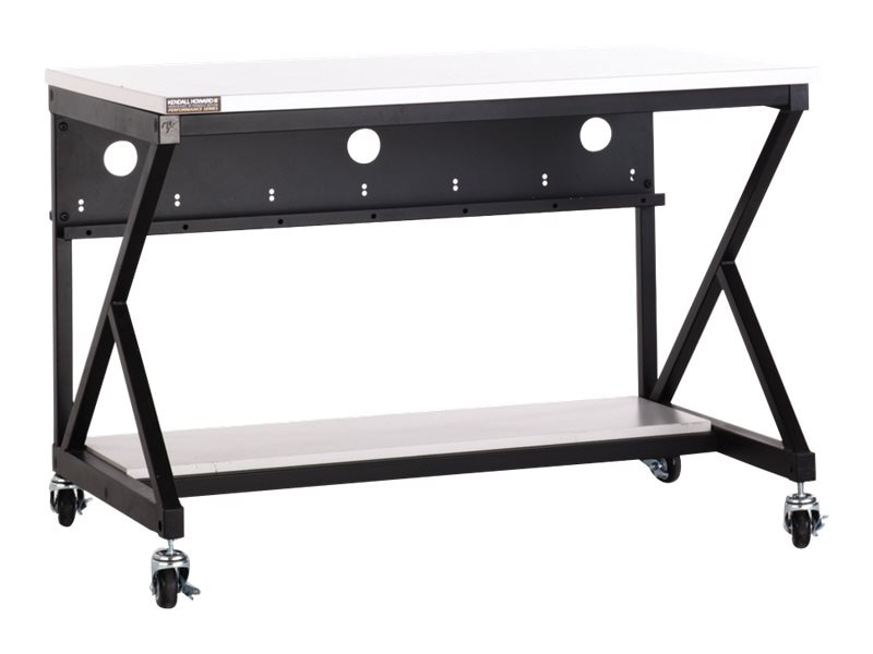 Kendall Howard Performance 400 LAN Station - workstation - rectangular - folkstone gray
