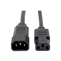 Tripp Lite Computer Power Extension Cord Adapter 10A 18 AWG C14 to C13 15'
