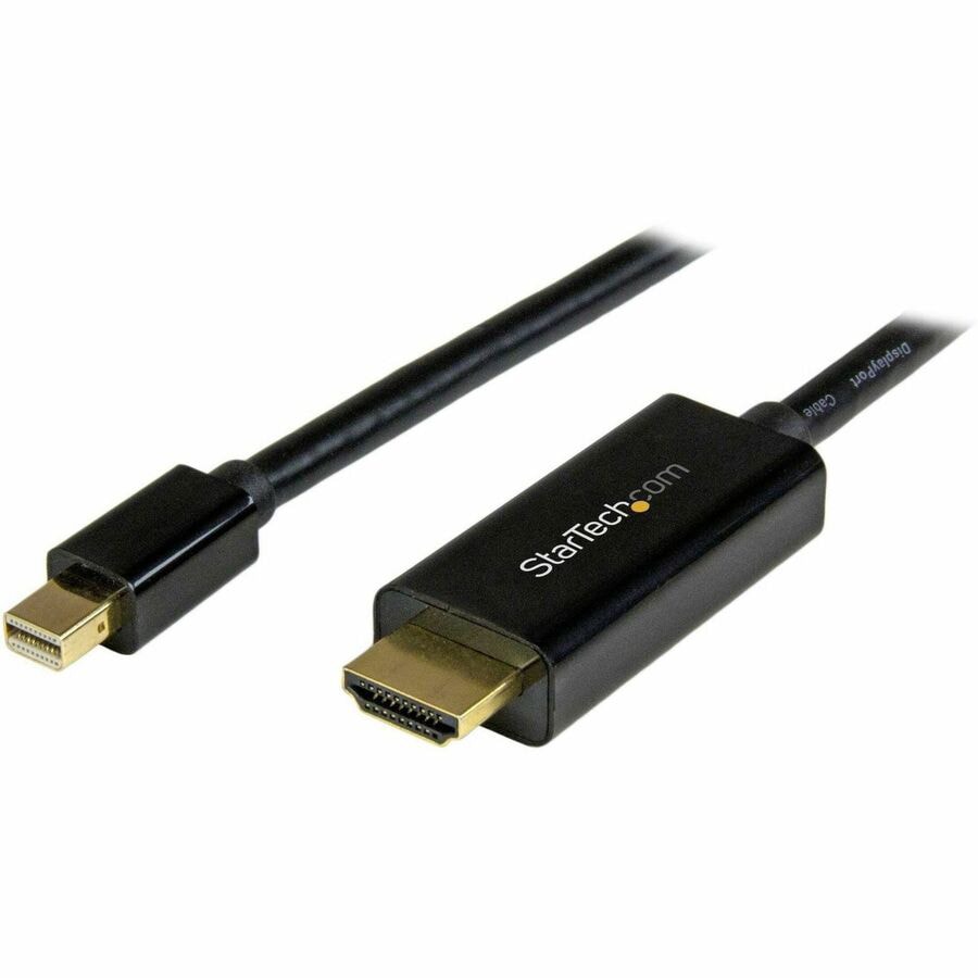 StarTech.com 6ft (2m) Mini DisplayPort to HDMI Cable, 4K 30Hz