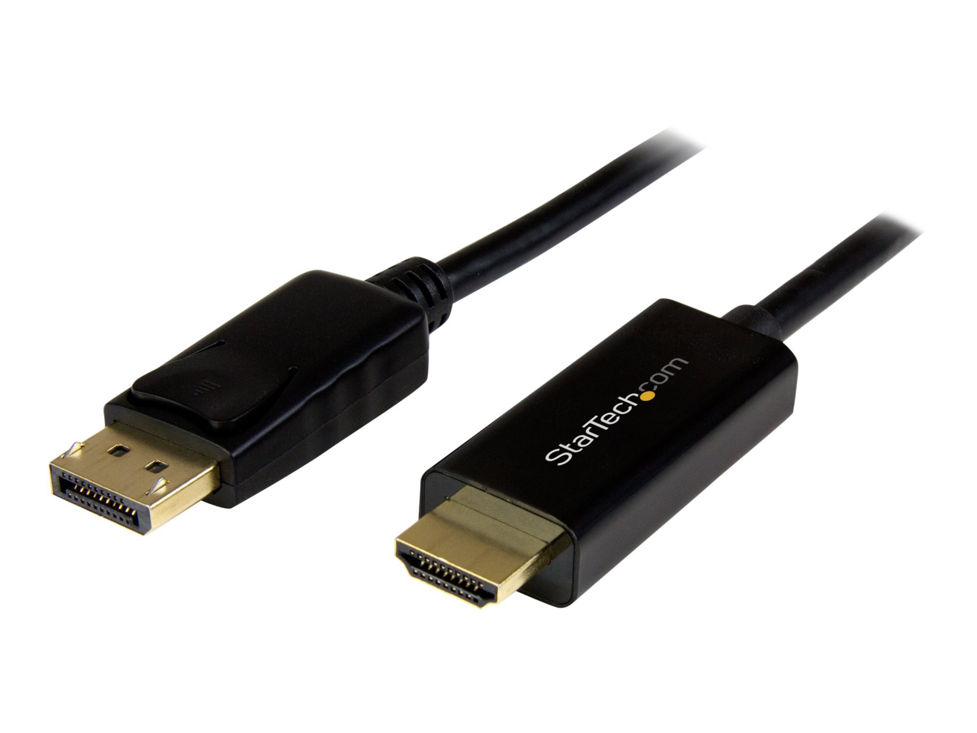 StarTech.com 6ft (2m) DisplayPort to HDMI Cable, 4K 30Hz Video, DP 1,2 to HDMI Adapter Cable Converter for HDMI