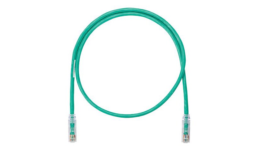Panduit NetKey patch cable - 15 ft - green