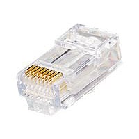 Leviton EZ RJ45 - network connector - clear