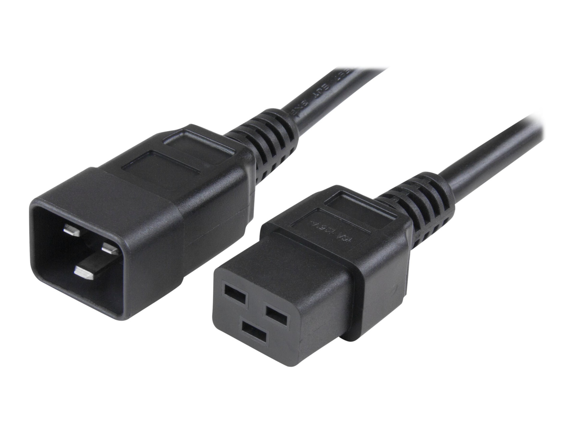 StarTech.com 10 ft Heavy Duty 14 AWG Computer Power Cord - C19 to C20