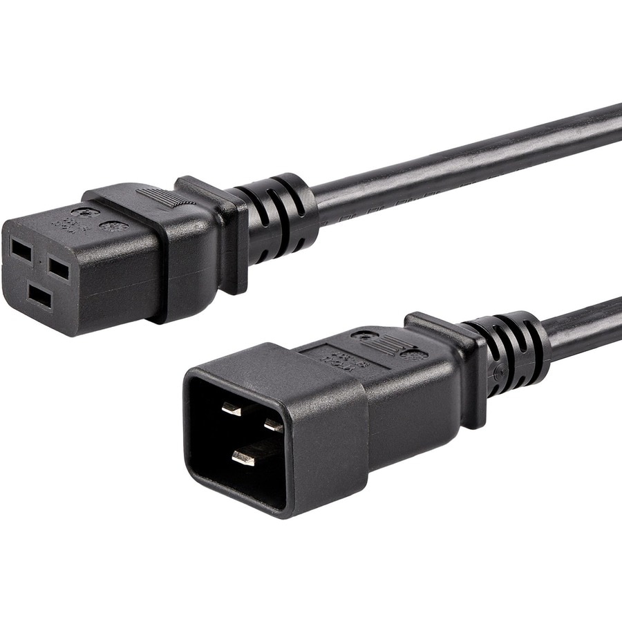 StarTech.com 10 ft Heavy Duty 14 AWG Computer Power Cord - C19 to C20