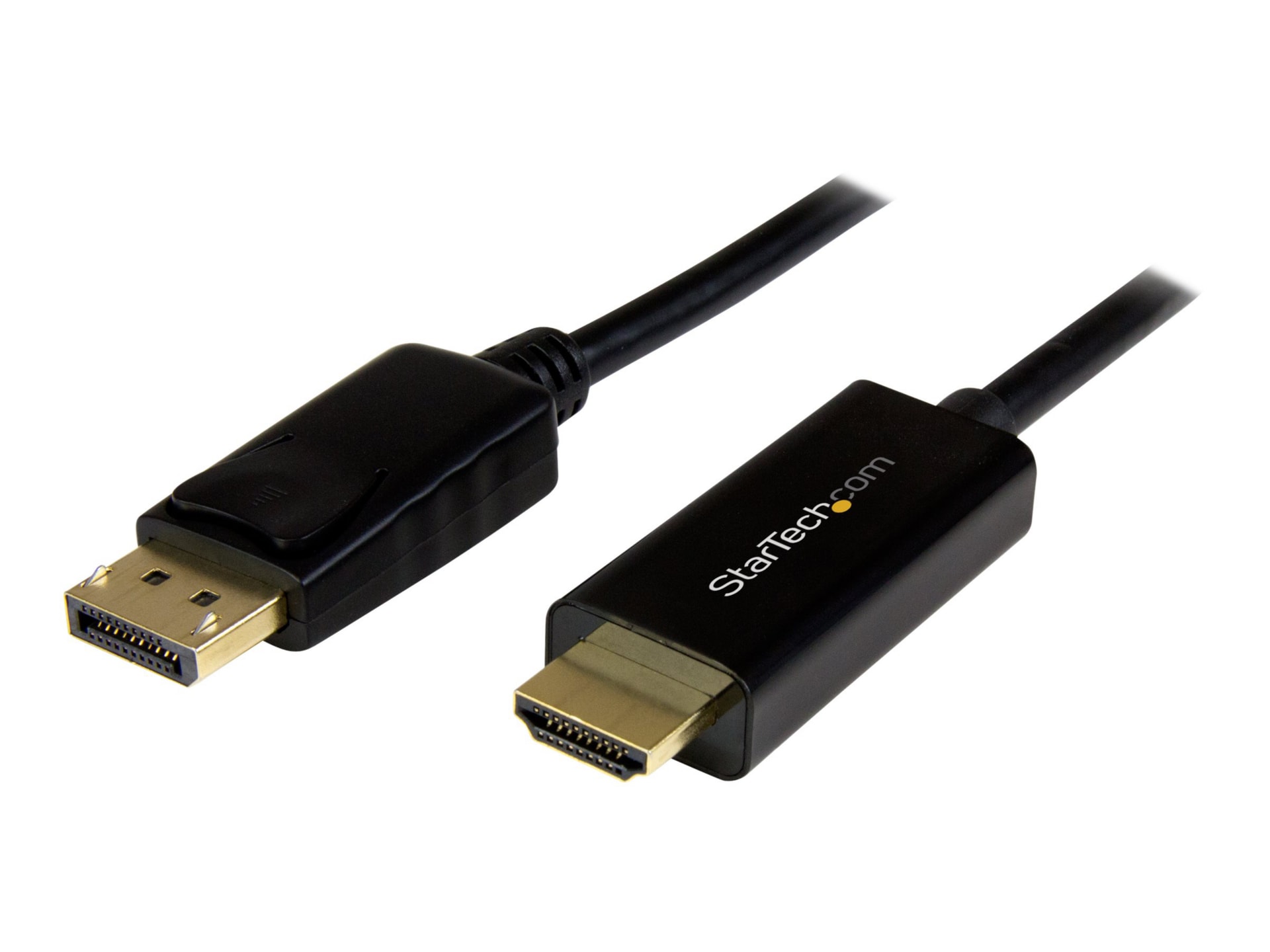 StarTech.com 3ft (1m) DisplayPort to HDMI Cable - 4K 30Hz Video - DP to HDMI  Adapter Cable - Passive - DP2HDMM1MB - Monitor Cables & Adapters 
