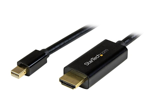 StarTech.com 6ft 2m Mini to HDMI Cable - 4K 30Hz Mini DP to HDMI Cable - mDP 1.2 - MDP2HDMM2MB - Monitor Cables & Adapters - CDW.com