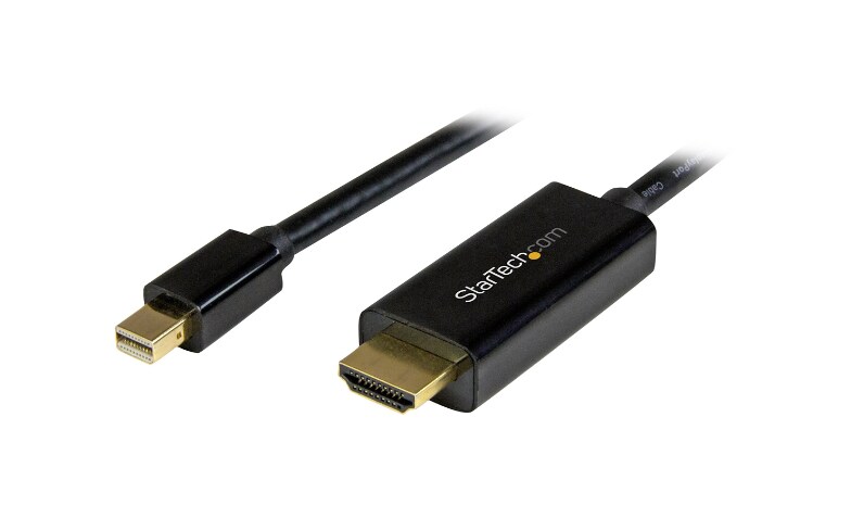 StarTech.com Mini DisplayPort to HDMI Converter Cable - 6 ft 2m - 4K