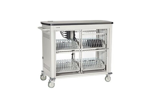 Black Box Double Frame with Medium Slots and Sliding Door - cart