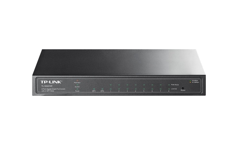 TP-Link TL-SG2210MP(UN) PoE+スイッチ デスクトップ TL-SG2210P | JetStream 10-Port Gigabit Smart Switch with 8-Port