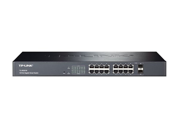 TP-Link JetStream TL-SG2216 - switch - 16 ports - managed - rack-mountable
