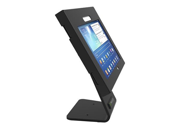 Maclocks Galaxy Secure Metal Jacket Enclosure with Rotating 360° Kiosk Black - stand ( Tilt & Swivel )