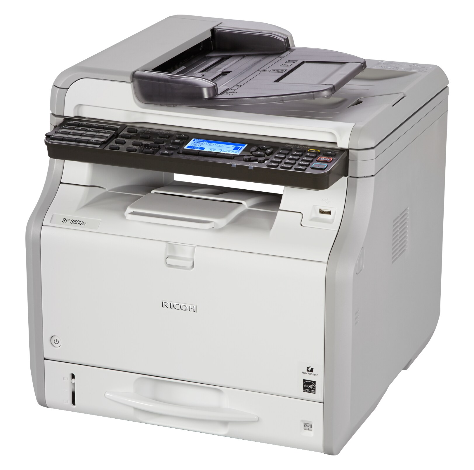 Ricoh SP 3600SF - multifunction printer (B/W)