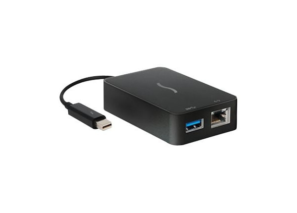 Sonnet USB 3.0 + Gigabit Ethernet Thunderbolt Adapter - network / USB adapt