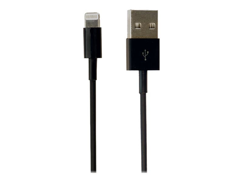 VisionTek Lightning to USB 1 Meter Cable Black (M/M)