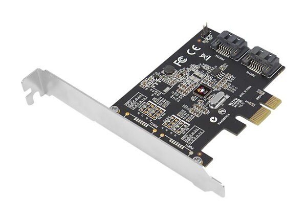 SIIG DP SATA 6Gb/s 2-Port PCIe - storage controller - SATA 6Gb/s - PCIe 2.0