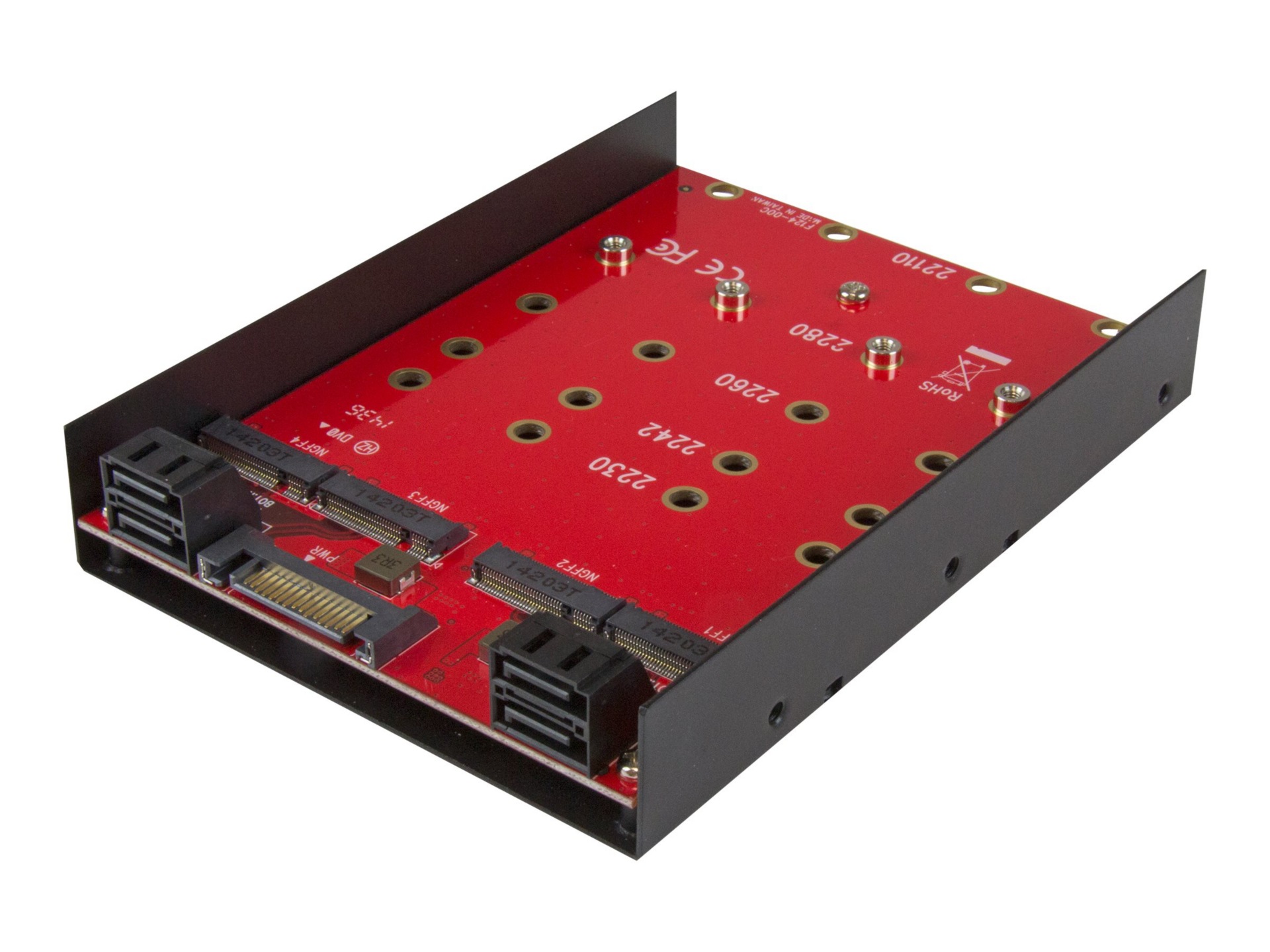 StarTech.com 4x M.2 SATA mounting adapter for 3.5in drive bay