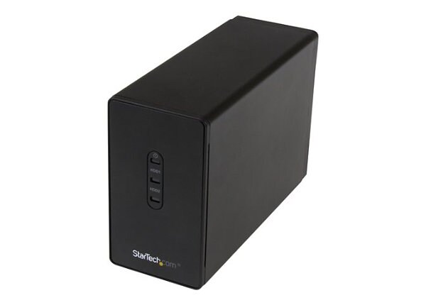 StarTech.com Dual-bay 2.5in Drive Enclosure – USB 3.0 to SATA 6Gbps w/ RAID