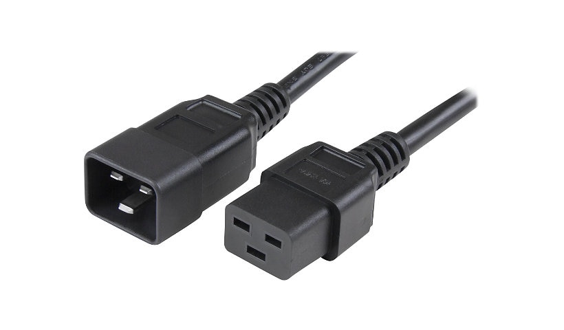 StarTech.com 10 ft Heavy Duty 14 AWG Computer Power Cord - C19 to C20