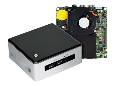 Intel Next Unit of Computing Kit NUC5i3MYHE - mini PC - Core i3 5010U 2.1 GHz - 0 MB