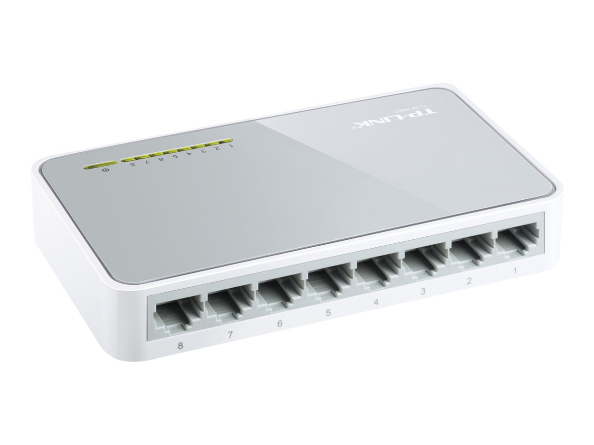 TP-LINK TL-SF1008D - 8-Port 10/100Mbps Fast Ethernet Switch