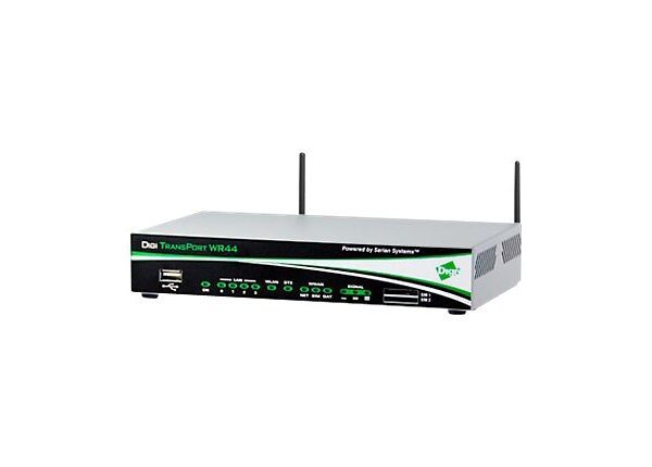 Digi TransPort WR44 - wireless router - WWAN - 802.11b/g/n - desktop
