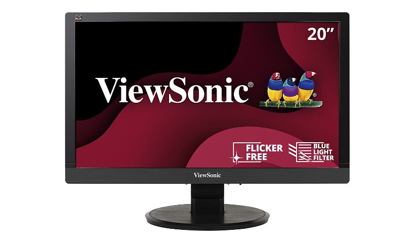 ViewSonic VA2055SA 20" LED-backlit LCD - Black