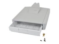 Ergotron StyleView Primary Storage Drawer, Single - storage box - gray whit