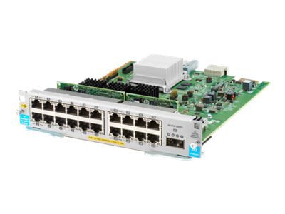 HPE - expansion module - Gigabit Ethernet (PoE+) x 20 + 40 Gigabit QSFP+ x 1