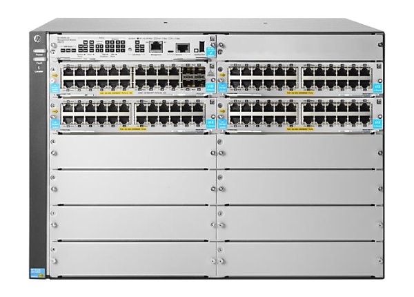 HPE 5412R 92GT PoE+ / 4SFP+ (No PSU) v3 zl2 Switch - switch - 92 ports - managed - rack-mountable