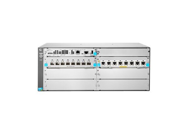 Aruba 5406R 8-port 1/2.5/5/10GBASE-T PoE+ / 8-port SFP+ (No PSU) v3 zl2 - switch - 16 ports - managed - rack-mountable