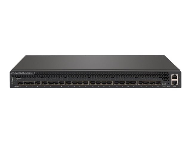 Lenovo RackSwitch G8124E - switch - 24 ports - managed - rack-mountable