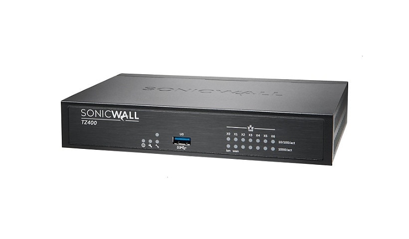 SonicWall TZ400 - security appliance - with 2 years SonicWall Comprehensive
