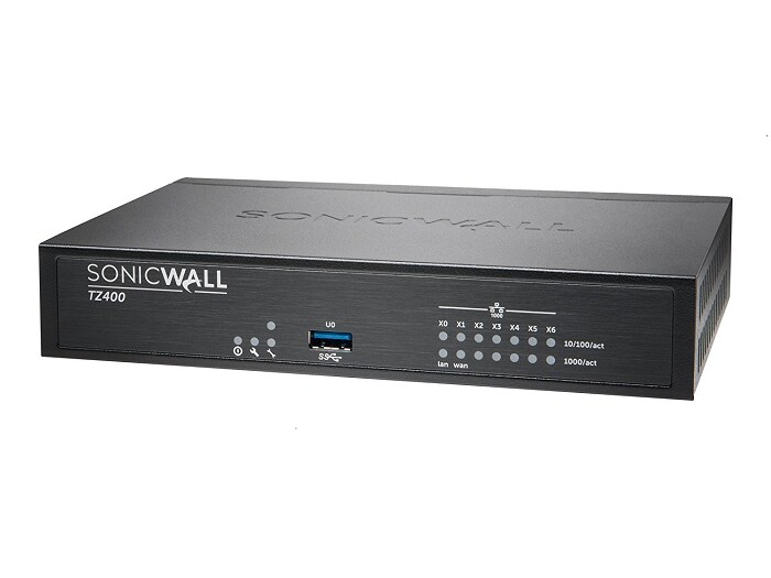 SonicWall TZ400 - security appliance - with 3 years SonicWALL Comprehensive Gateway Security Suite - Secure Upgrade Plus