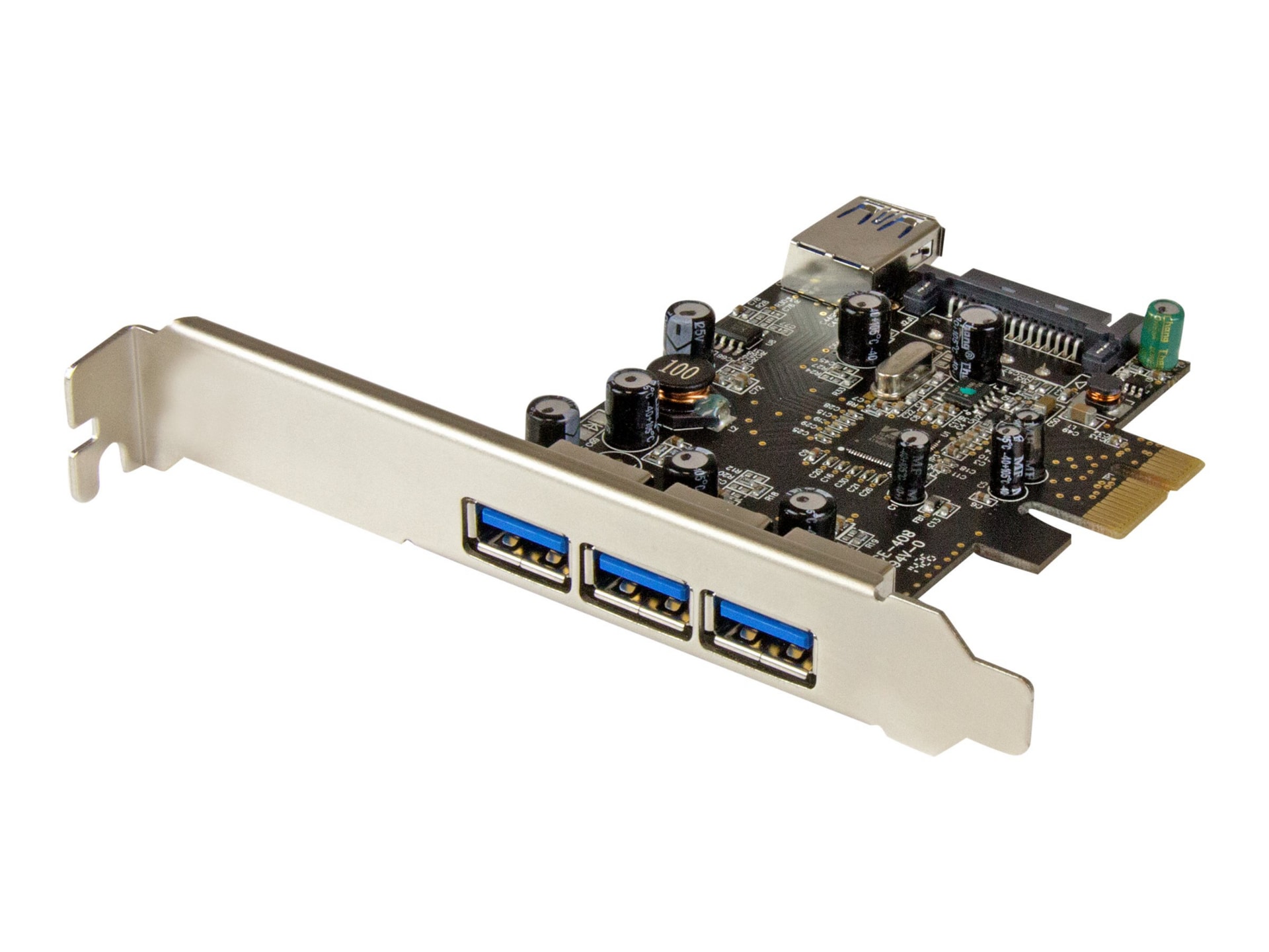StarTech.com 4 Port PCI Express USB Card - 3 External and 1 Internal - PEXUSB3S42 - Storage Mounts & Enclosures - CDW.com