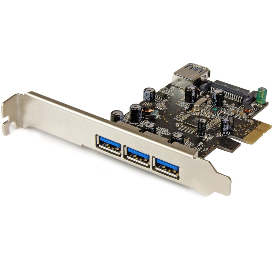 StarTech.com 4 Port PCI Express USB Card - 3 External and 1 Internal - PEXUSB3S42 - Storage Mounts & Enclosures - CDW.com