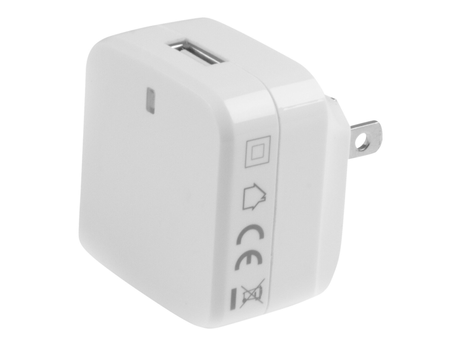 StarTech.com White USB Wall Charger - Quick Charge 2.0 - 110V/220V Charger