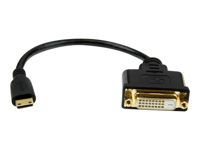 8 in Mini HDMI to DVI DVI-D to HDMI Cable, M/F - HDCDVIMF8IN - Audio & Video Cables - CDW.com