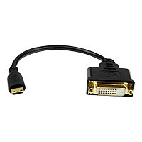 StarTech.com 8 in (20cm) Mini HDMI to DVI Cable,DVI-D to HDMI Cable,M/F