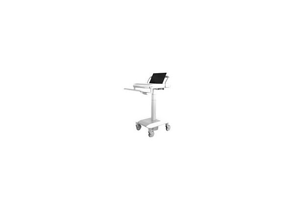 Humanscale TouchPoint T7 Non-Powered 250N Cylinder Laptop Gantry and Laptop Work Surface - cart