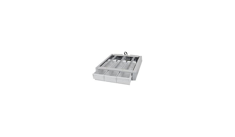 Ergotron Supplemental Triple Drawer mounting component - gray, white