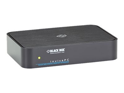Black Box InvisaPC Dual-Head Transmitter - Kit - KVM / audio / USB extender - 10Mb LAN, 100Mb LAN, GigE - TAA Compliant