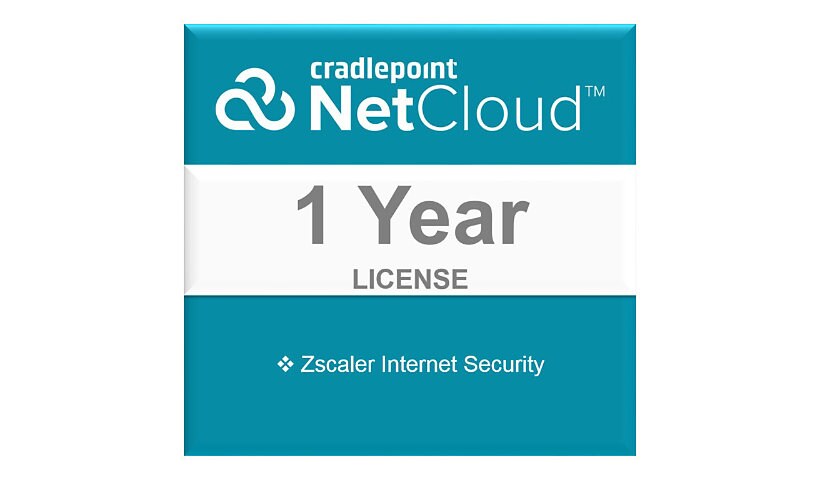 Cradlepoint Zscaler Internet Security - subscription license (1 year) - 1 d