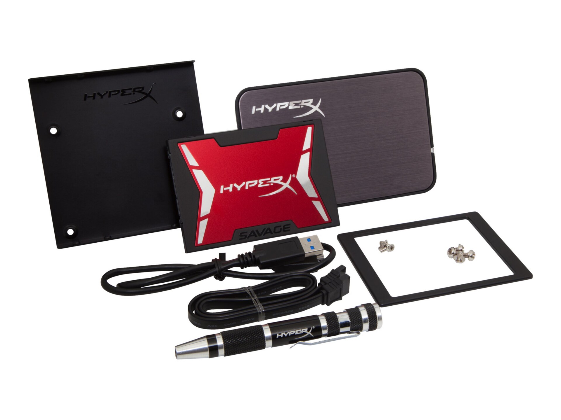 HyperX Savage Upgrade Bundle Kit - solid state drive - 480 GB - SATA 6Gb/s