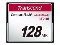 Transcend CF220I Industrial Temp - flash memory card - 128 MB - CompactFlas