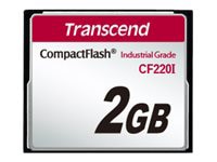 Transcend CF220I Industrial Temp - flash memory card - 2 GB - CompactFlash