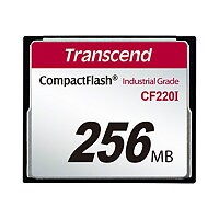 Transcend CF220I Industrial Temp - flash memory card - 256 MB - CompactFlas