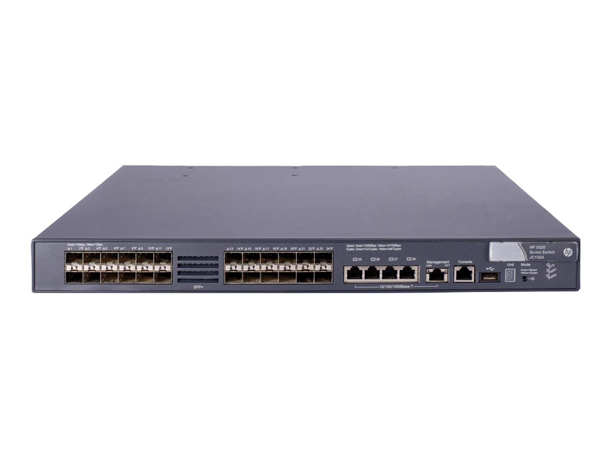 HPE 5820X-24XG-SFP+ Switch - switch - 24 ports - managed - rack-mountable