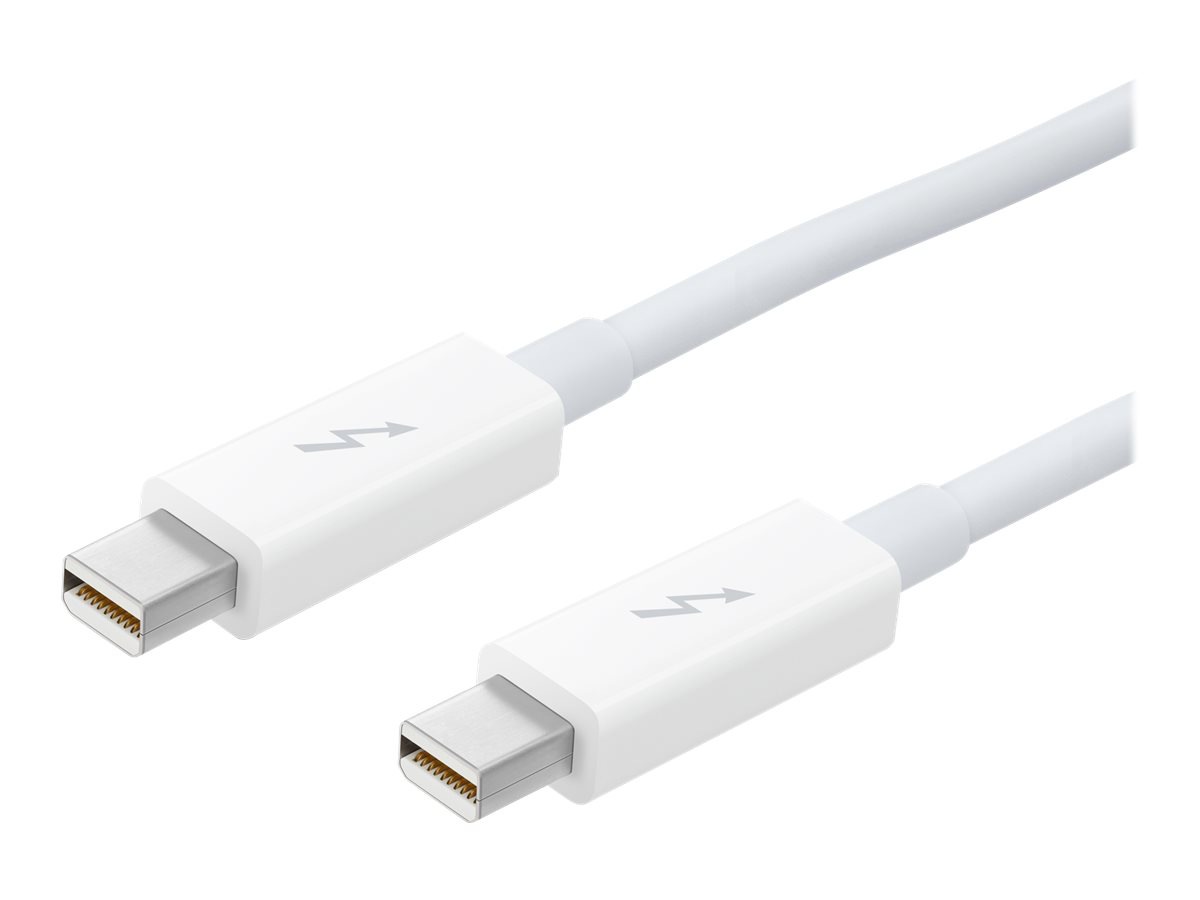 Thumbnail 2 of 3 for Apple - Thunderbolt cable - Mini DisplayPort to Mini DisplayPort - 6.6 ft