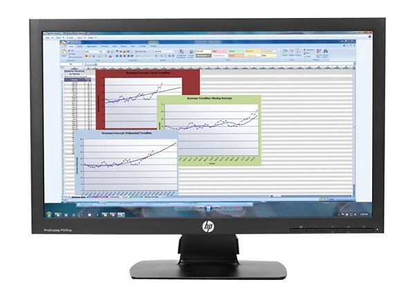 HP ProDisplay P222va - LED monitor - 21.5"