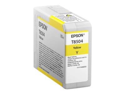 Epson T8504 - yellow - original - ink cartridge